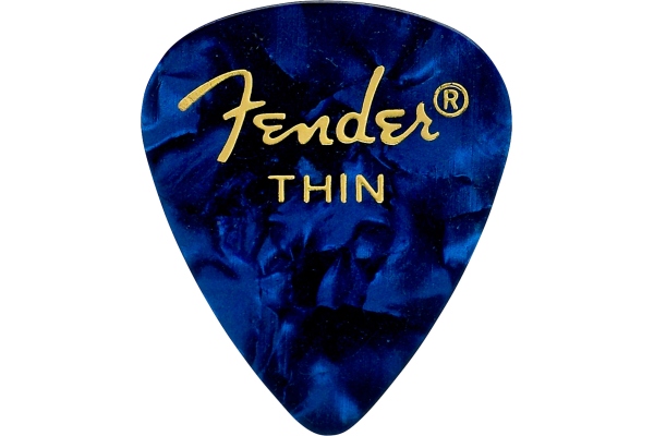 Premium Celluloid 351 Shape Picks Thin Blue Moto 12-Pack Premium Celluloid 351 Shape Picks Thin Blue Moto 12-Pack