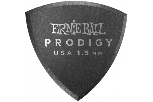 Black Rounded Triangle Prodigy Pick Pack 6