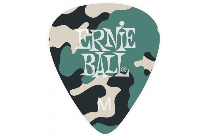 Set de Pene pentru Chitară Ernie Ball Camouflage Cellulose Medium Pack 12