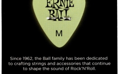 Set de Pene pentru Chitară Ernie Ball Super Glow Cellulose Medium Pack 12