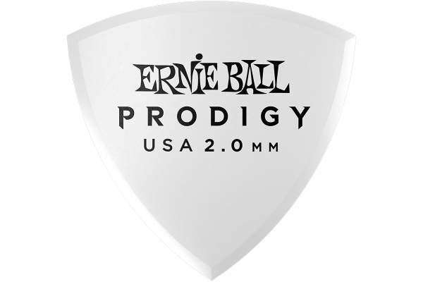 White Rounded Triangle Prodigy Pick Pack 6