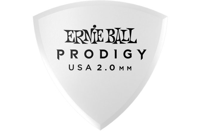 Set de Pene pentru Chitară Ernie Ball White Rounded Triangle Prodigy Pick Pack 6
