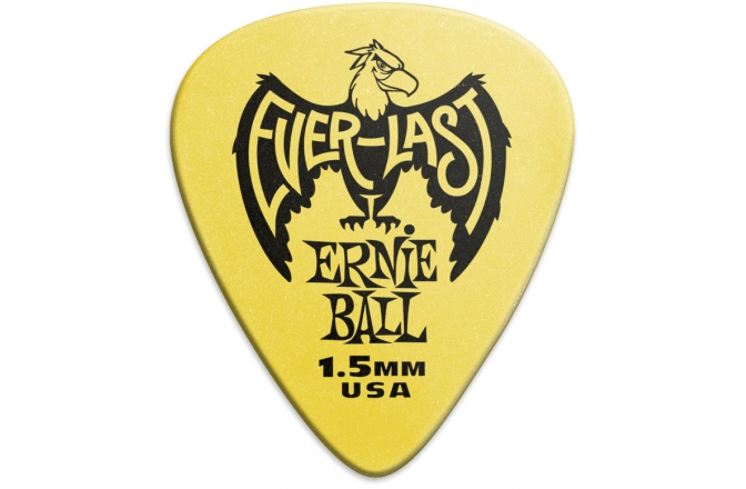 Set de Pene pentru Chitară Ernie Ball Yellow Everlast Pick Pack 12