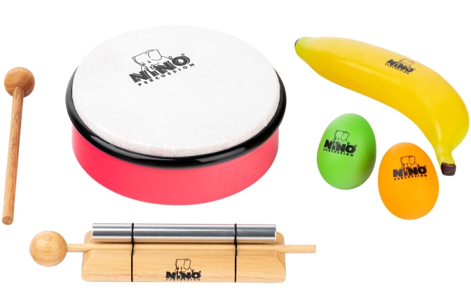 Set de percuții Nino Percussion Kids Mixed Rhythm Set - 5 pcs.