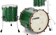 Set de tobe acustice din 3 piese Sonor SQ1 STAGE Roadster Green