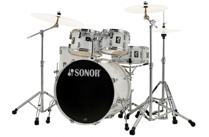 Set de tobe acustice din 5 piese Sonor AQ1 Stage Set Piano White