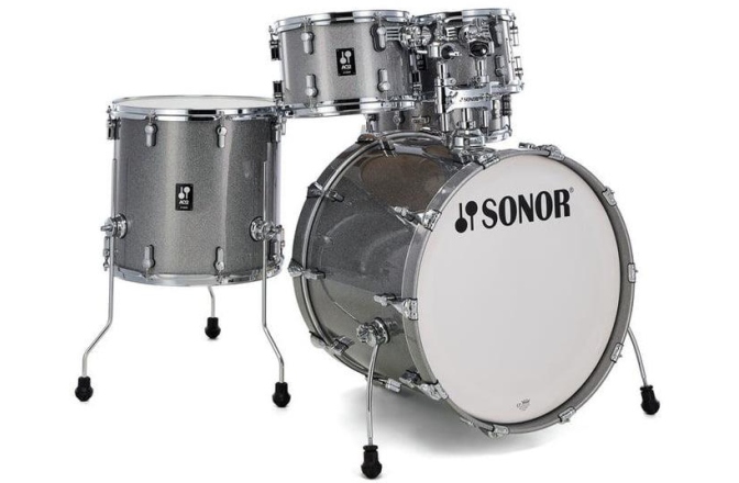 Set de tobe acustice din 5 piese Sonor AQ2 Stage Set Titanium Quartz
