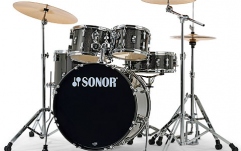 Set de tobe acustice din 5 piese Sonor AQX Stage Kit Black Midnight Sparkle