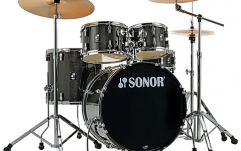 Set de tobe acustice din 5 piese Sonor AQX Stage Kit Black Midnight Sparkle