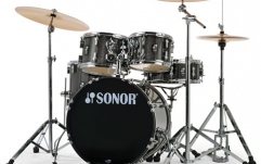 Set de tobe acustice din 5 piese Sonor AQX Studio Kit Black Midnight Sparkle