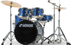 Set de tobe acustice din 5 piese Sonor AQX Studio Kit Blue Ocean Sparkle