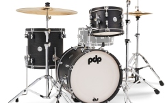 Set de tobe acustice DW PDP Concept Classic  WHE/Ebony Hoop 18"BD