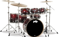 Set de tobe acustice DW PDP Concept Maple Red to BF 22" BD