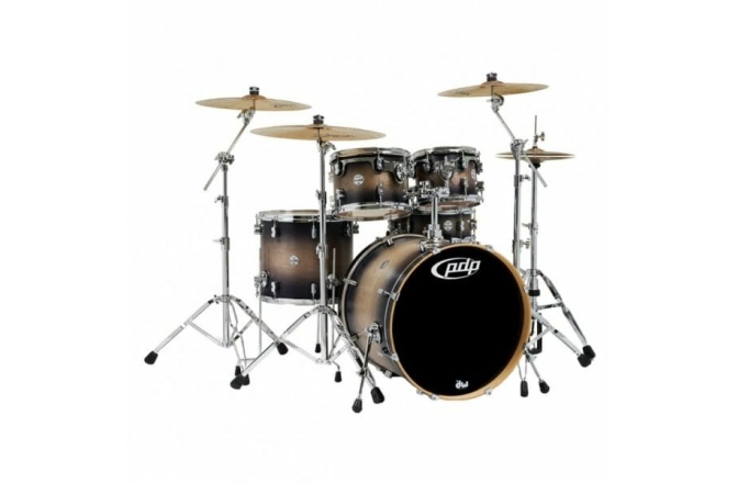 Set de tobe acustice DW PDP Concept Maple Satin Charcoal B 20" BD