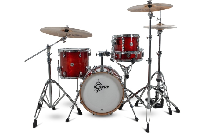 Set de tobe acustice Gretsch Catalina Club Gloss Crimson Burst CC2-M264-GCB