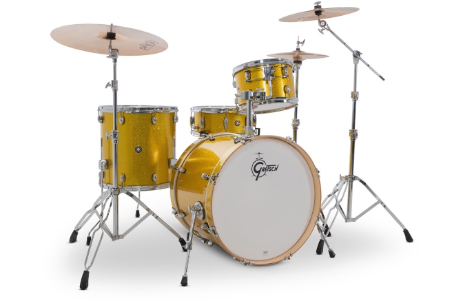 Set de tobe acustice Gretsch Catalina Maple Lemon Sparkle CM2-E624S-LS