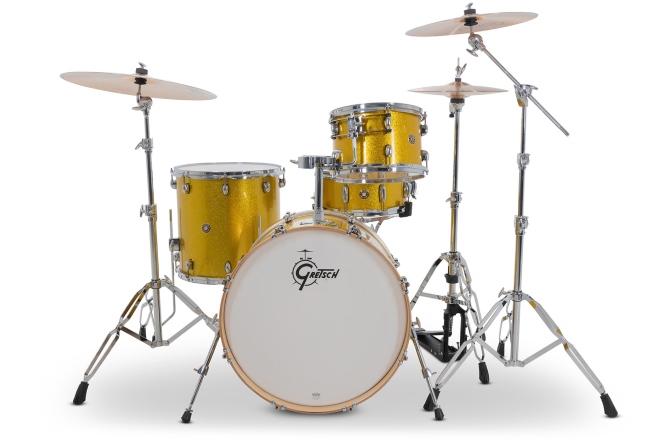 Set de tobe acustice Gretsch Catalina Maple Lemon Sparkle CM2-E624S-LS