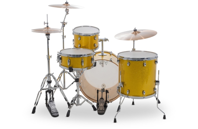 Set de tobe acustice Gretsch Catalina Maple Lemon Sparkle CM2-E624S-LS