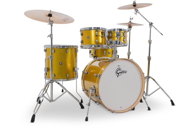 Set de tobe acustice Gretsch Catalina Maple Lemon Sparkle CM2-E625-LS