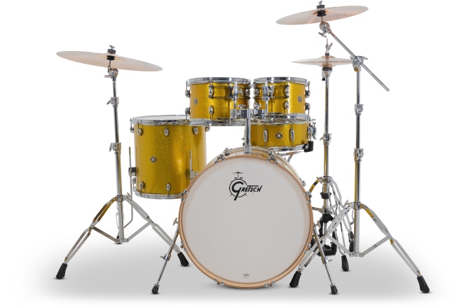 Set de tobe acustice Gretsch Catalina Maple Lemon Sparkle CM2-E625-LS