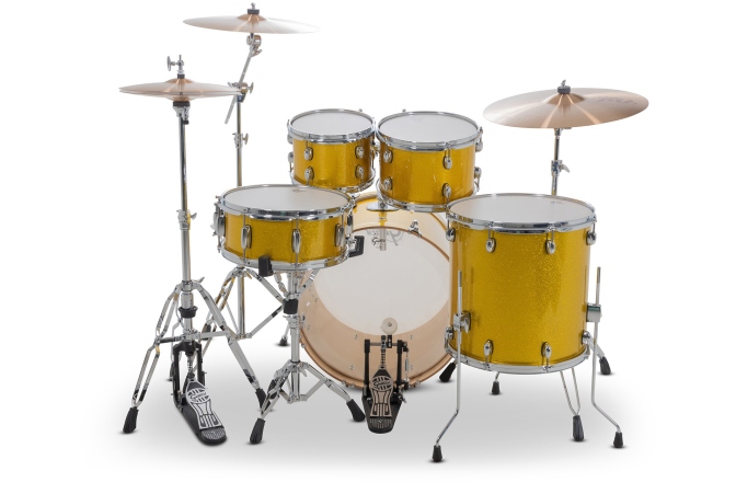 Set de tobe acustice Gretsch Catalina Maple Lemon Sparkle CM2-E625-LS