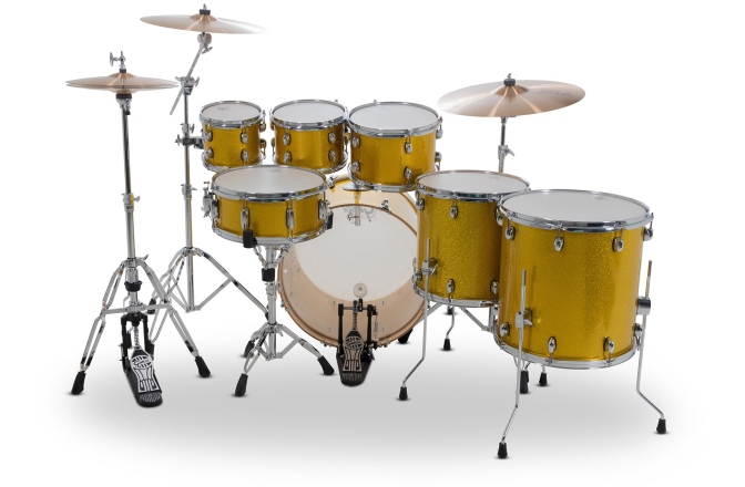 Set de tobe acustice Gretsch Catalina Maple Lemon Sparkle CM2-E627-LS