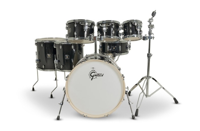 Set de tobe acustice  Gretsch Energy 7 pcs Kit Black Sparkle