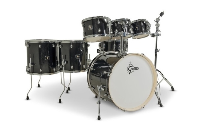 Set de tobe acustice  Gretsch Energy 7 pcs Kit Black Sparkle
