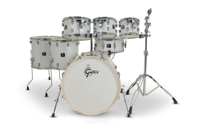 Set de tobe acustice Gretsch Energy 7 pcs Kit White Pearl