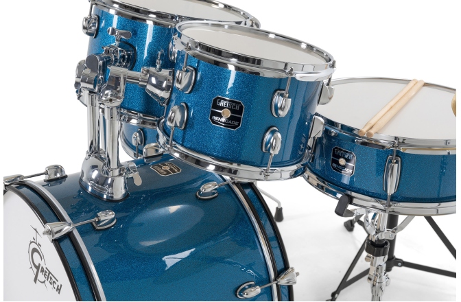 Set de tobe acustice Gretsch Renegade Drumset 10/12/14/20/14SD Blue Sparkle