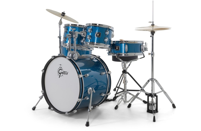 Set de tobe acustice Gretsch Renegade Drumset 10/12/14/20/14SD Blue Sparkle