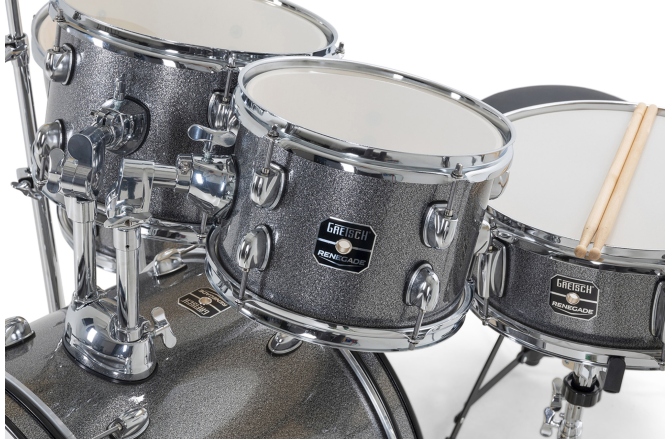 Set de tobe acustice Gretsch Renegade Drumset 10/12/14/20/14SD Grey Sparkle