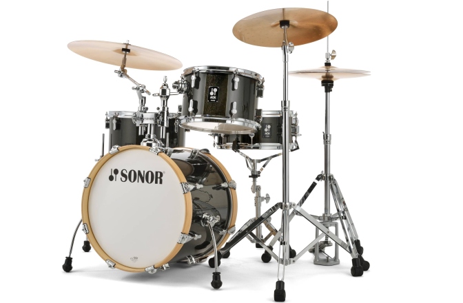 Set de tobe acustice  Sonor AQX Jazz Shell Set WM Black Midnight Sparkle