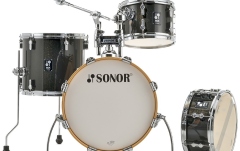 Set de tobe acustice  Sonor AQX Jungle Shell Set WM Black Midnight Sparkle