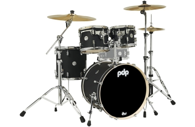 Set de tobe DW PDP Concept Maple Finish Ply Negru Satin