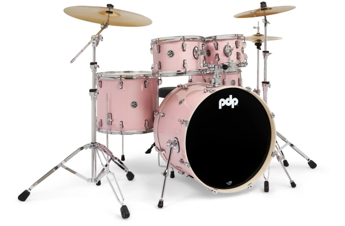 Set de tobe  DW PDP MainStage Pale Rose Kit w/ Paiste 101 PDMA2215KTPR