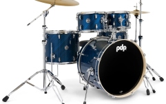 Set de tobe  DW PDP MainStage TW Blue Steel Kit w/ Paiste 101 PDMA2215KTTB