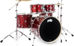 Set de tobe  DW PDP MainStage TW Cherry Kit w/ Paiste 101 PDMA2215KTTC
