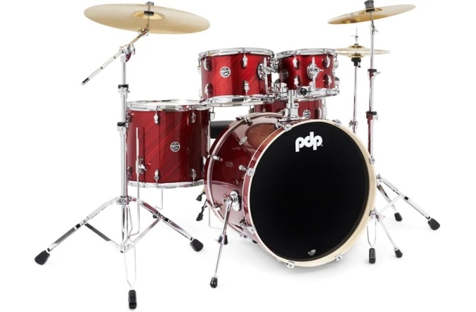 Set de tobe  DW PDP MainStage TW Cherry Kit w/ Paiste 101 PDMA2215KTTC