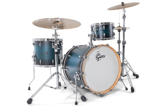 Set de tobe Gretsch Renown Maple Rock 22 Satin Antique Blue Burst RN2-E823