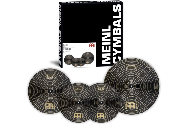 Meinl HCS Dark Complete Cymbal 3pcs Set 14''16''20''