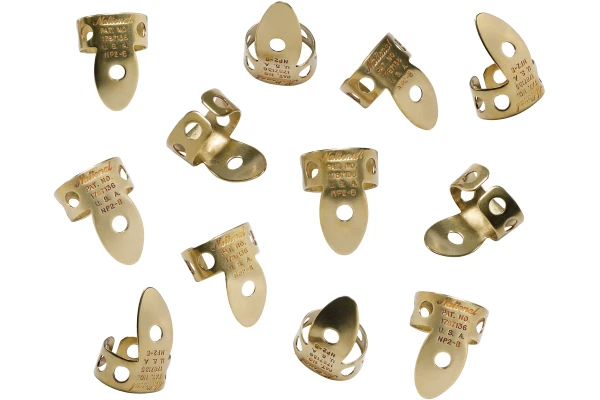 Daddario National Brass Finger Picks - 12 pack — 3