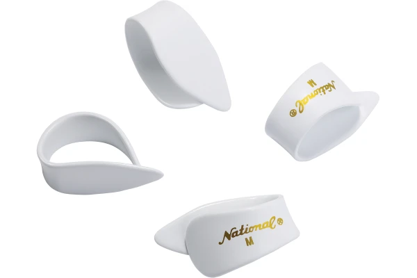 Daddario National Medium White - 4-Pack — 3