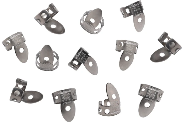 Daddario National Stainless Steel Finger Picks - 12 pack — 3