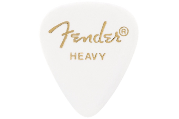 Fender Classic Celluloid White 351 Shape Heavy 144 Count