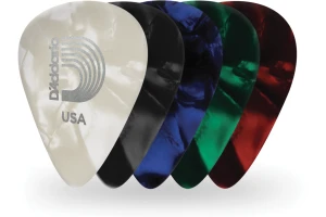 Daddario Assorted Pearl Celluloid 10 pack Heavy