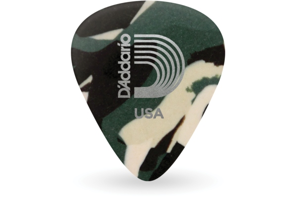 Daddario Camouflage Celluloid 10 pack Light