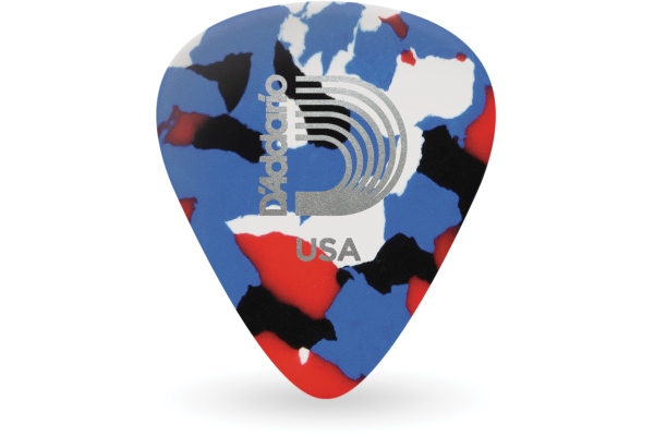 Daddario Multi-Color Celluloid 10 pack Heavy
