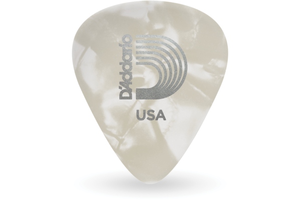 Daddario White Pearl Celluloid 10 pack Light