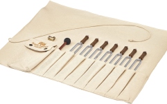 Set Diapazoane Meditație Meinl Sonic Energy Tuning Fork Chakra Set incl. Rollup Bag & Tuning Fork Vibration Foot TF-SET-CHA-R